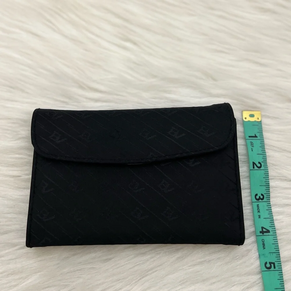 MARLIE INT’L - BLACK NYLON VINTAGE TRAVEL PLANNER